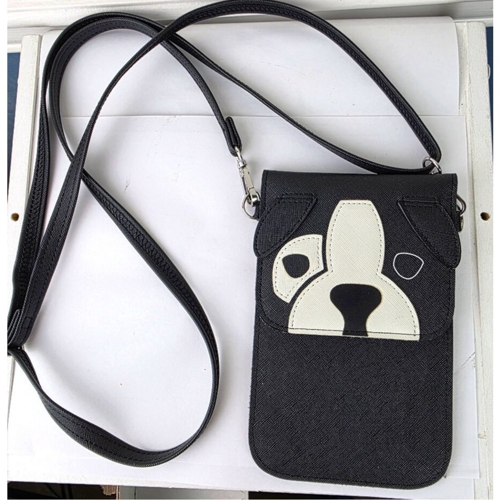 New! PUG Savethegirls Dog Crossbody Purse Cellphone